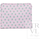 ROADIE LARGE Zip Pouch - PETITE FLEUR PINK