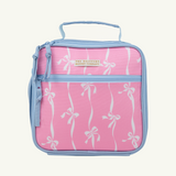 Leighton Lunch Box- 	 Bell Court Bows (Hamptons Hot Pink)/Beale Street Blue