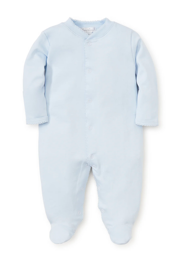 Blue Kissy Basics Footie