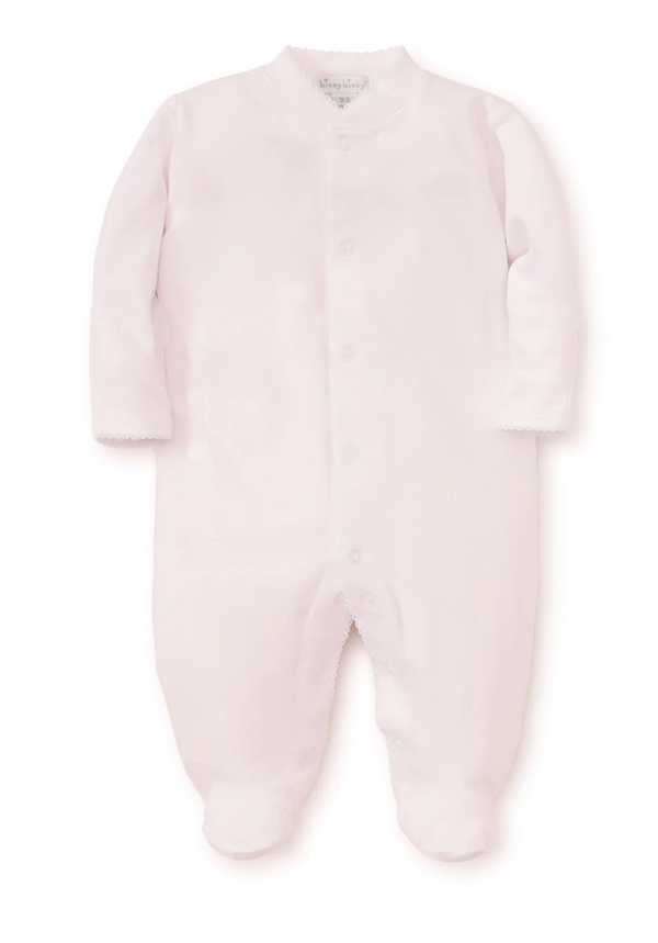Pink/White Kissy Basics Footie