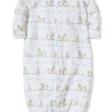 Blue Noah's Print Convertible Gown