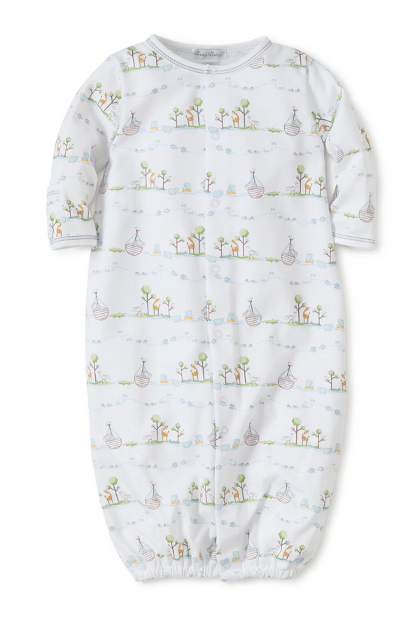 Blue Noah's Print Convertible Gown