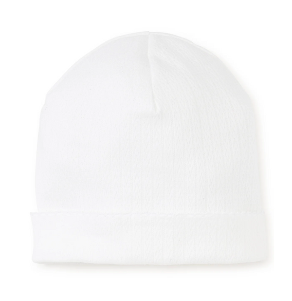 White Pointelle Hat