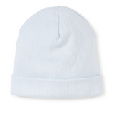 Blue Pointelle Hat