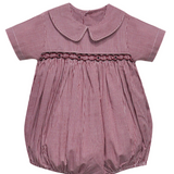 Gamecock Black and Garnet Smocked Boy Bubble