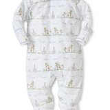 Blue Noah's Print Footie