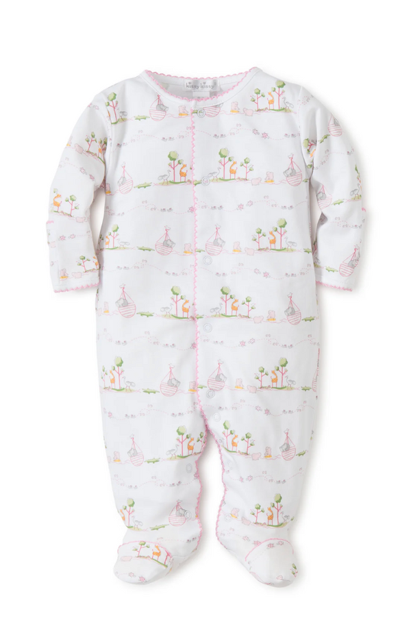 Pink Noah's Print Footie
