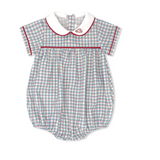 Covington Bubble, Primary Plaid with Cars