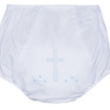 Landon Diaper Cover, Blue Cross