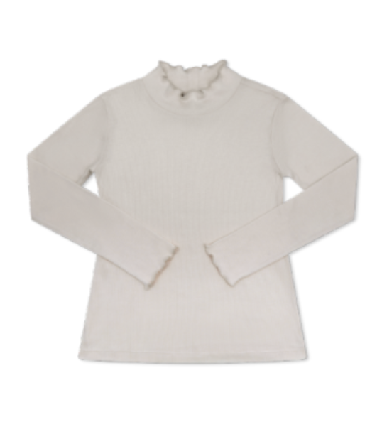 REMI RIBBED TURTLENECK-  CHAMPBELL CREAM KNIT
