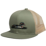 Boys Trucker Hat Wood Duck