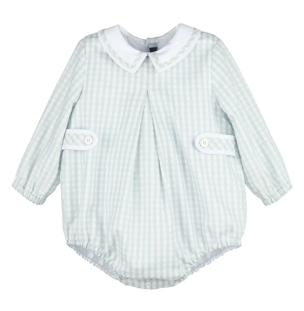 Frosty Blue Check Bubble