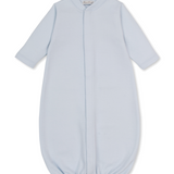 Jacquard conv gown- light blue