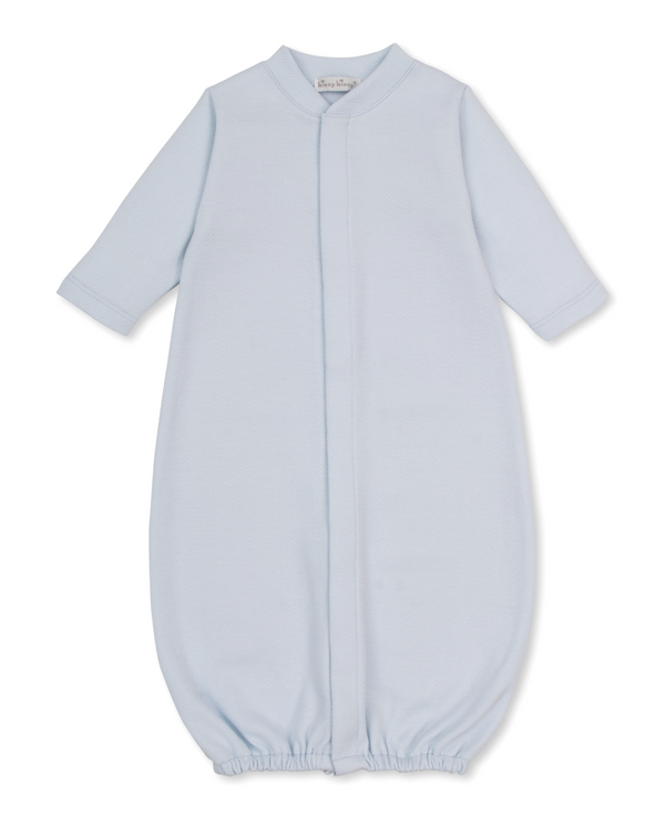 Jacquard conv gown- light blue