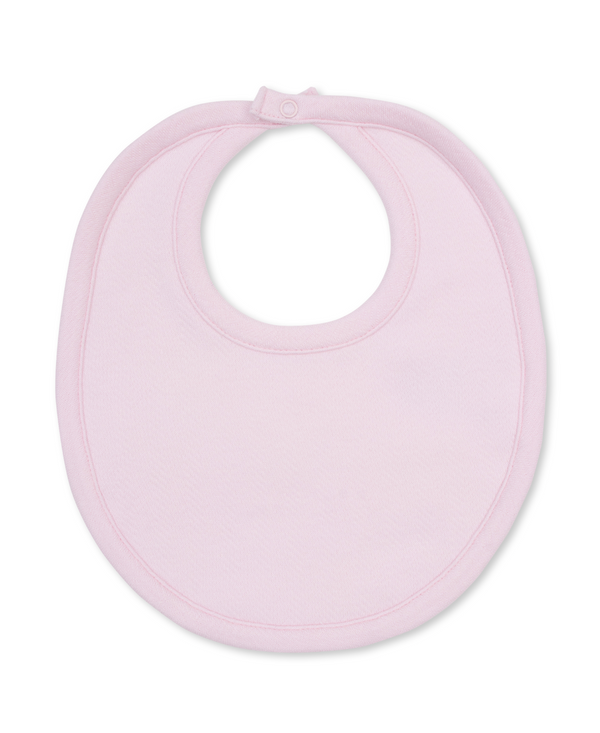 Jacquard bib- pink