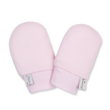 Jacquard mitts- pink