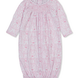 Sack print smock- pink