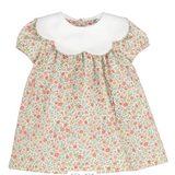 Storybook Vintage Scallop Dress - Orange