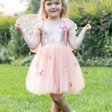 Butterfly Bliss Dress- Peach