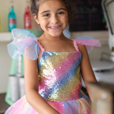Rainbow Fairy Dress & Wings