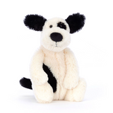 Small Bashful Black & Cream Puppy