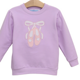 French Terry Pullover- Ballet Shoes