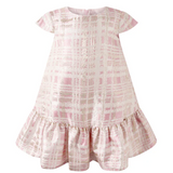 Check Damask Party Dress
