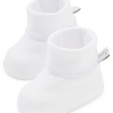 Kissy basic booties- White/Lt Blue