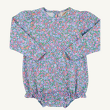 Long Sleeve Penny's Play Bubble, Mountain Brook Mini Floral (Parrot Cay Coral)