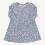 Long Sleeve Polly Play Dress, Mountain Brook Mini Floral (Parrot Cay Coral)