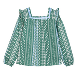 Adams Top, Fairfield Forest Stripe