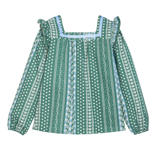 Adams Top, Fairfield Forest Stripe