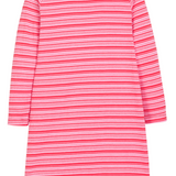 Long Sleeve Tshirt Dress, Cambridge Stripe