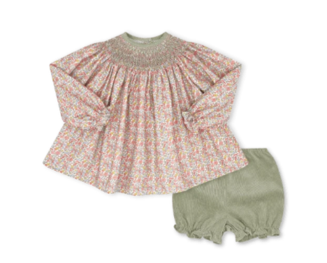 Betsy Bloomer Set Long Sleeve, Autumn Garden