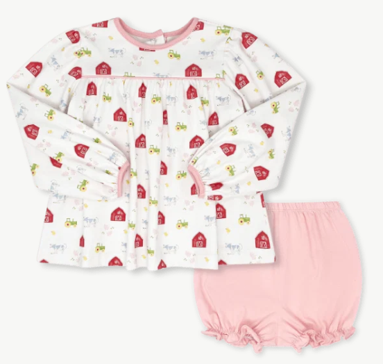 Betsy Bloomer Set, Long Sleeve, Barnyard Tales
