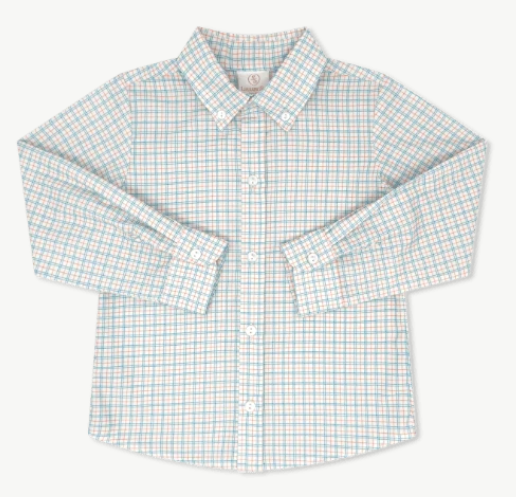 Brees Button Down, Countryside Plaid