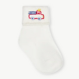 Fallon Fold Over Sock, Fire Truck, Infant