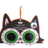 Green Eyeball Glasses and Ring Set