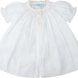 Girls Honeycomb Smocked Yoke Daygown
