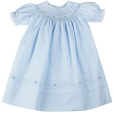 Rosette Bishop Dress, Blue