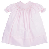 Girls Ruffle Sleeve Bishop Dress, Pink