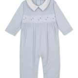 Playsuit with hand smocking