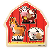 Barnyard Animals Jumbo Knob Puzzle