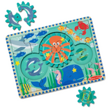 Underwater Wooden Gear Puzzle