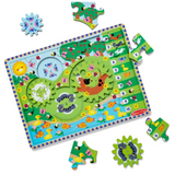 Animal Chase I Spy Wooden Gear Puzzle