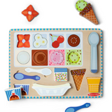 Wooden Magnetic Ice Cream Puzzle and Play Set