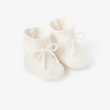 White Crochet Booties
