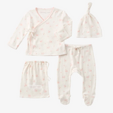 Organic Swan print 3pc set
