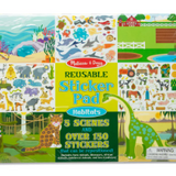 Reusable Sticker Pad Habitats