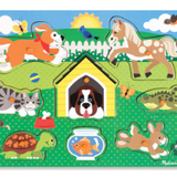 Pets Peg Puzzle, 8 pieces